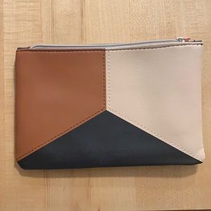 Brown, Beige, and Black Small Purse